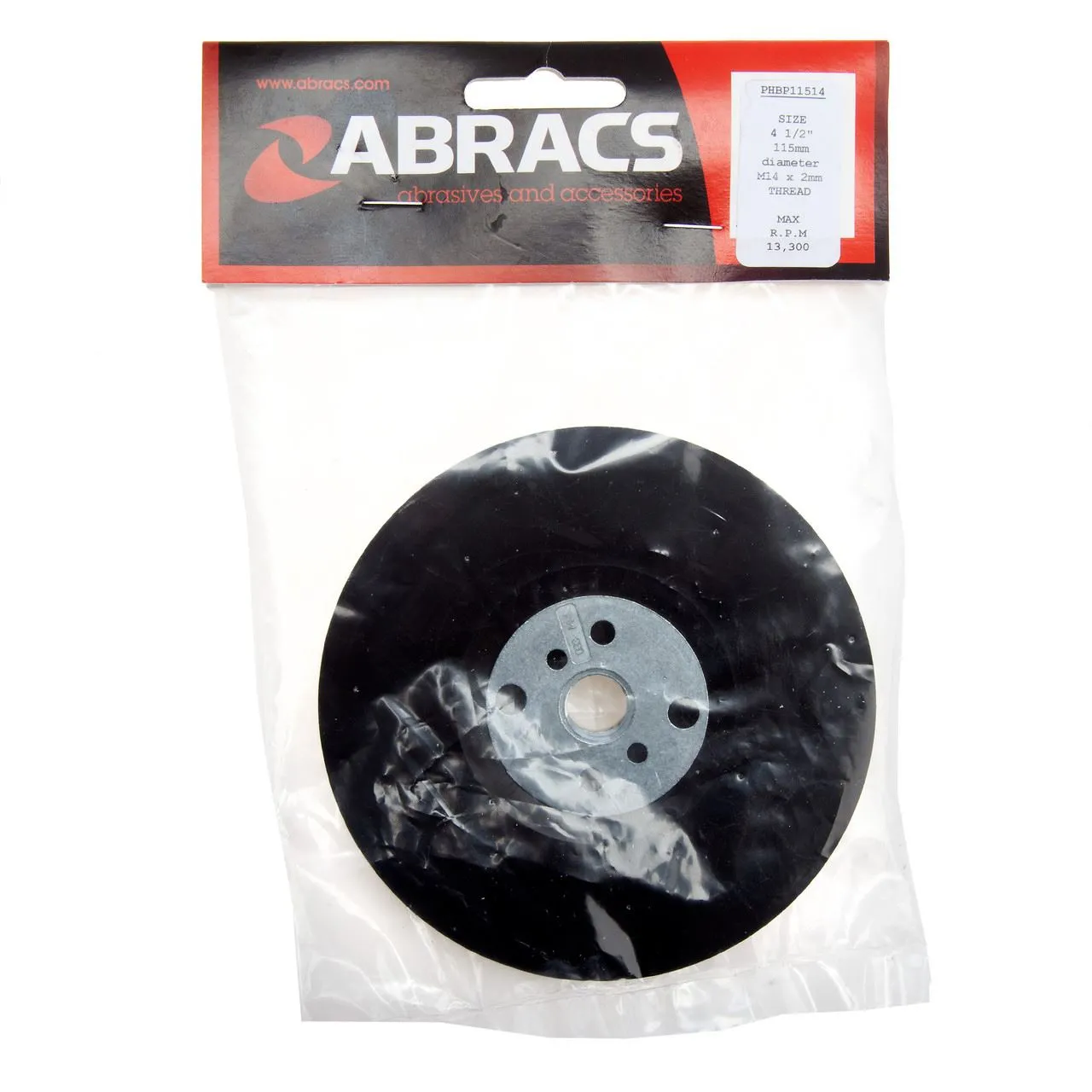 Abracs PHBP11514 Nylon Backing Pad 115mm